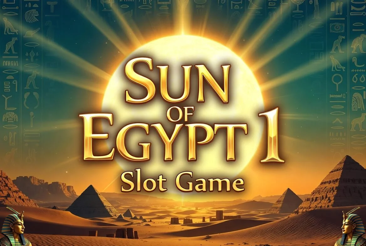 Игровое поле серии Sun of Egypt с символами Hold and Win